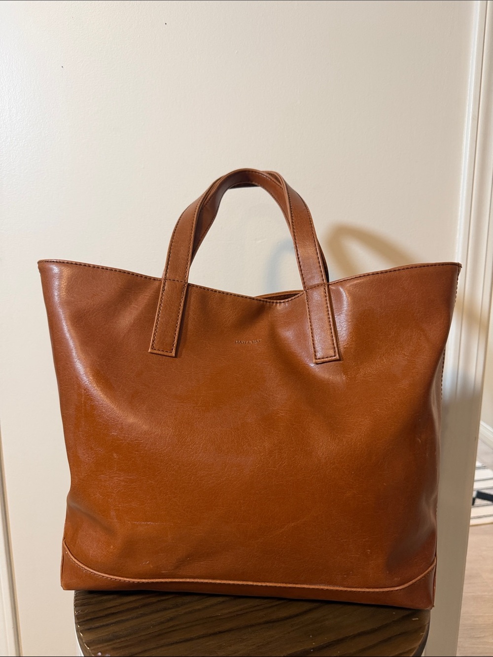 Matt & Nat Cognac Brown Tote Bag